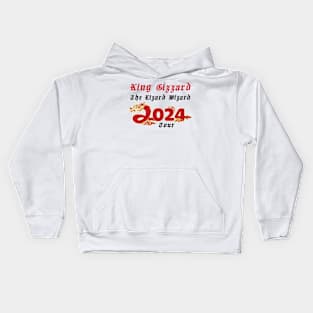 This is King Gizzard and Lizard wizard 2024 tour Kids Hoodie